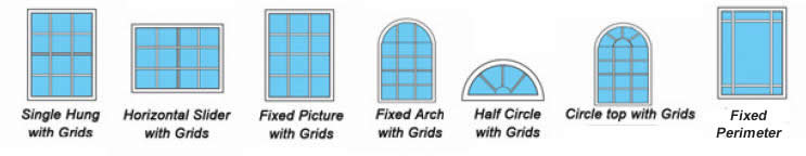 Grids for Vinyl Windows